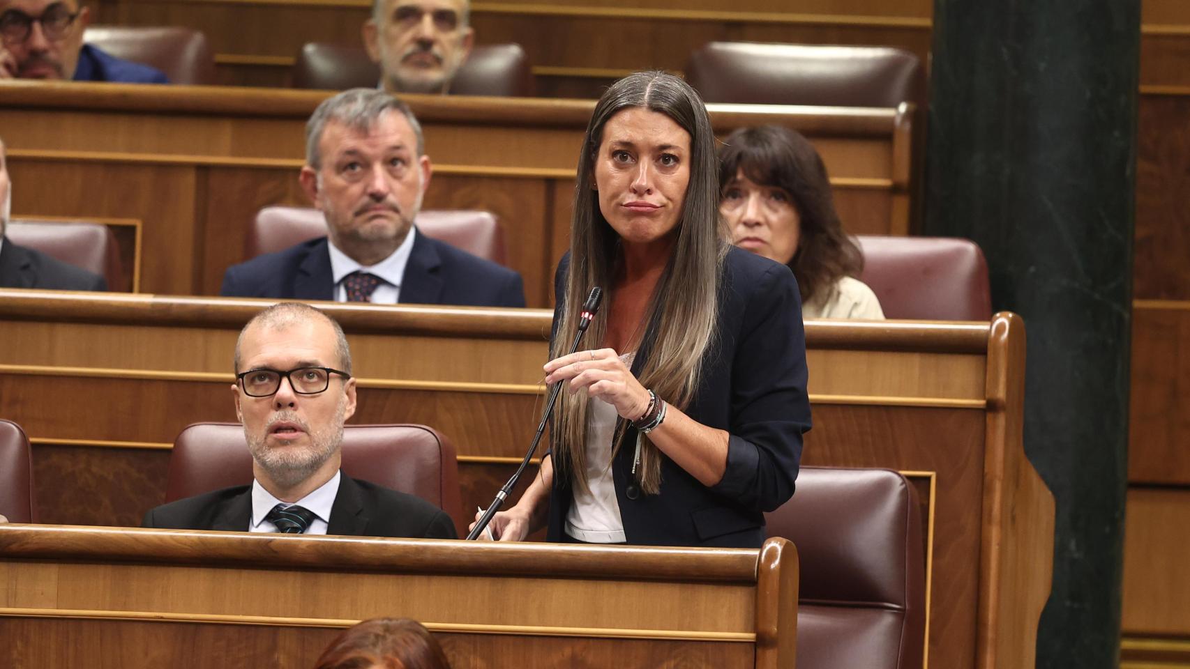 La portavoz de Junts en el Congreso, Miriam Nogueras, en octubre de 2025