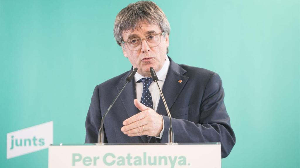 Carles Puigdemont, en Perpiñán