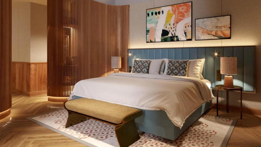 Habitació del Grand Hotel Central Barcelona