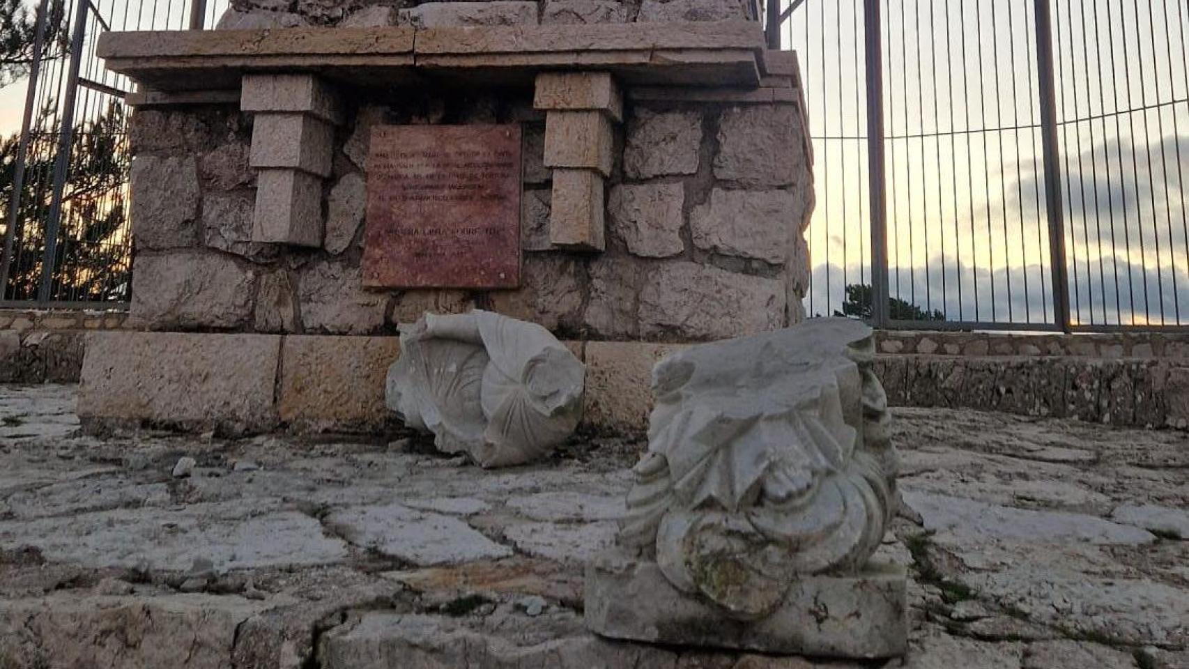 La Virgen de la Cinta de Roquetes, destruida