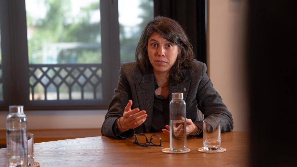Laura Caballero, directora de la Agència de Ciberseguretat de Catalunya, en la mesa redonda organizada por Crónica Global