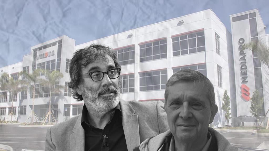 Tatxo Benet, Gerard Romy y una de las sedes de Imagina, cabecera de Mediapro, en EEUU