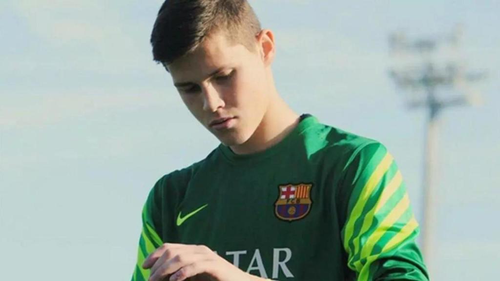 Josep Martínez, durant la seva etapa com a porter del Barça