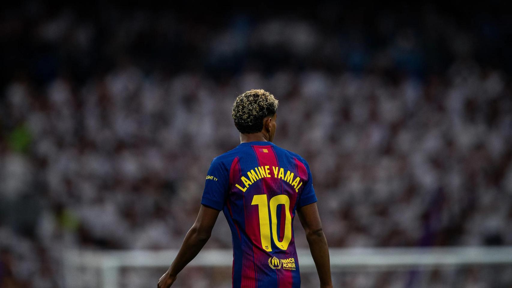 Lamine Yamal durante el Real Madrid-Barça del 26 de octubre