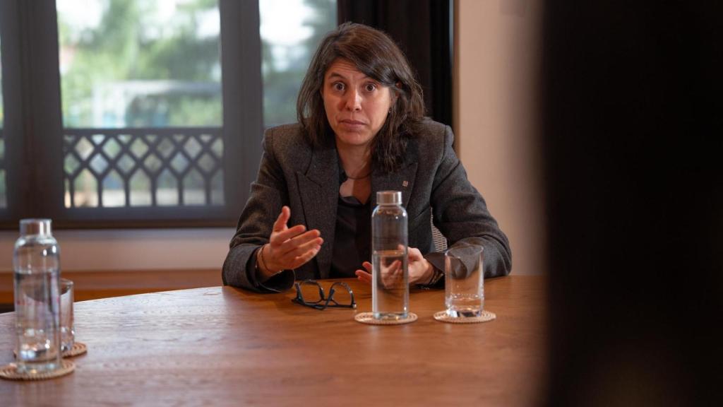 Laura Caballero, directora de l'Agència de Ciberseguretat de Catalunya, a la taula rodona organitzada per Crónica Global