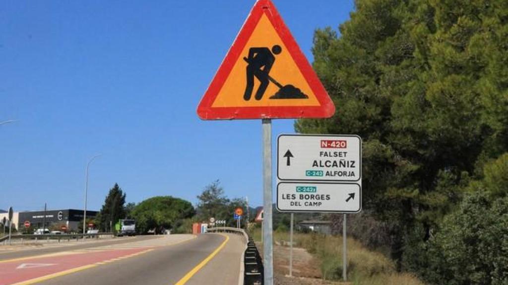 L'accés perillós de la N-420 a Les Borges del Camp comença les obres