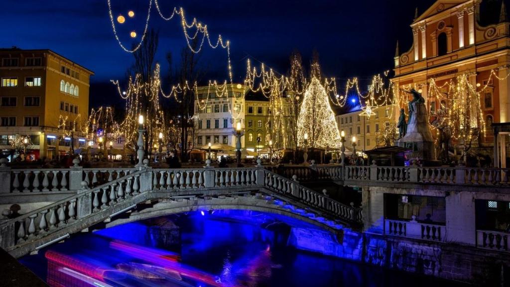 La Navidad es una de las épocas más atractivas de Liubliana