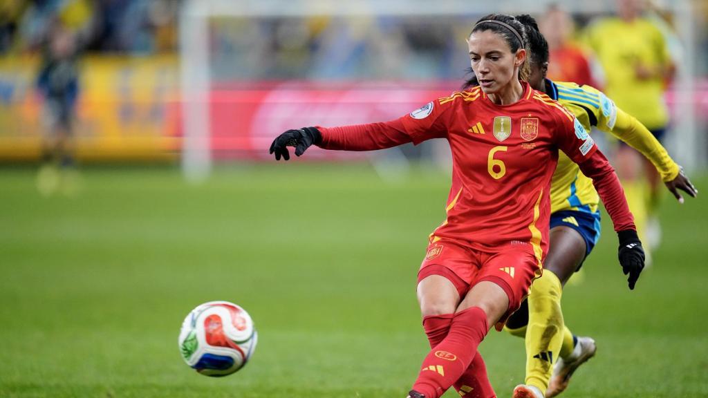 Aitana Bonmatí, durant el Suècia-Espanya de la Nations League