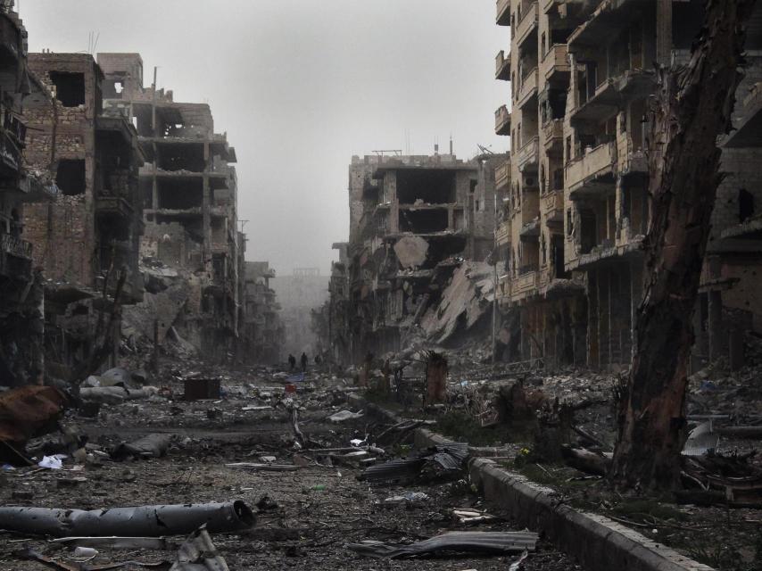 La ciudad de Alepo (Siria), devastada por la guerra