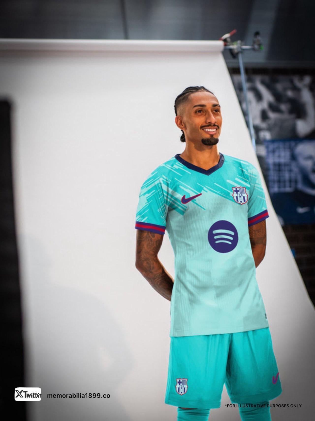 La filtració de @memorabilia1899 sobre la tercera equipació del FC Barcelona 2026-27