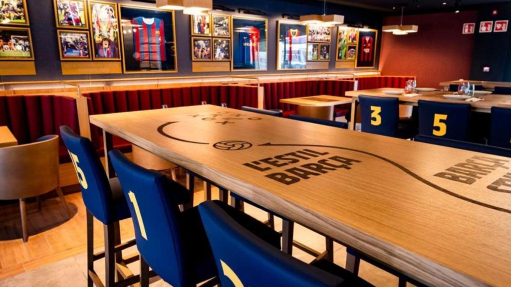 El Barça Café, a l'avinguda Arístides Maillol