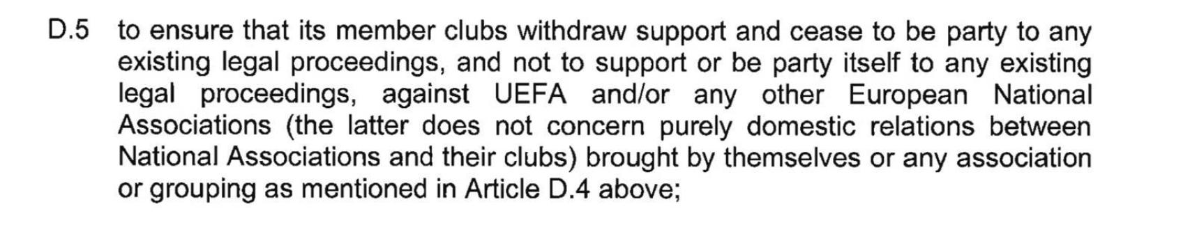 La clàusula D.5 dels estatuts de l'ECA