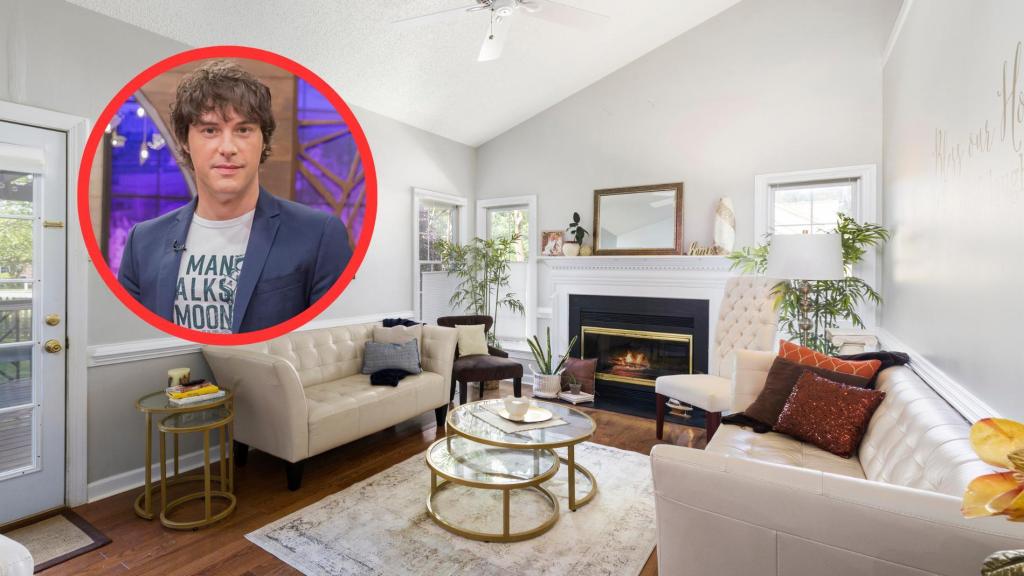 Jordi Cruz y el interior de una casa