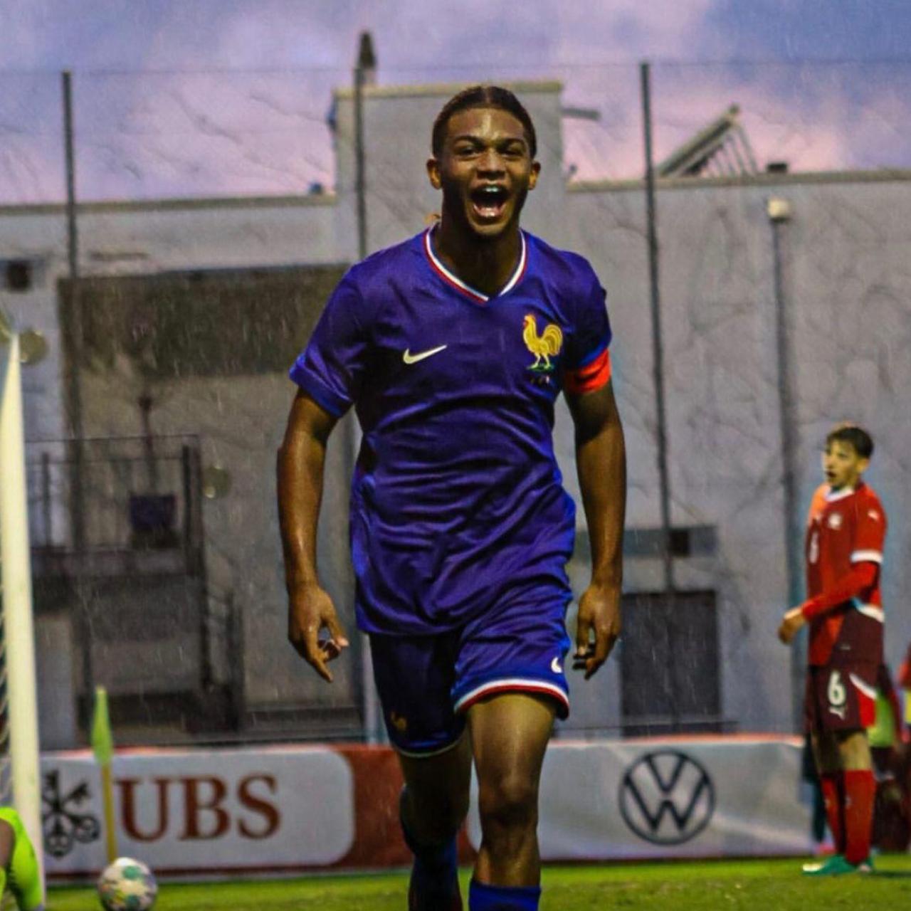 Laciné Megnan-Pavé amb la selecció francesa