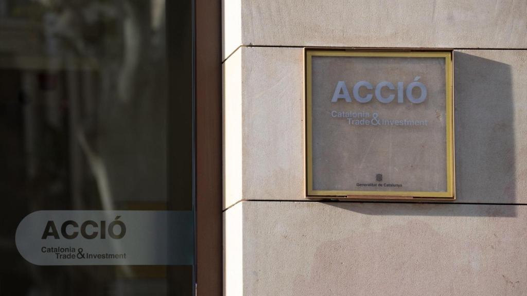 Fachada de la sede de Acció, que ha apoyado a Metalcam en su desembarco en EEUU