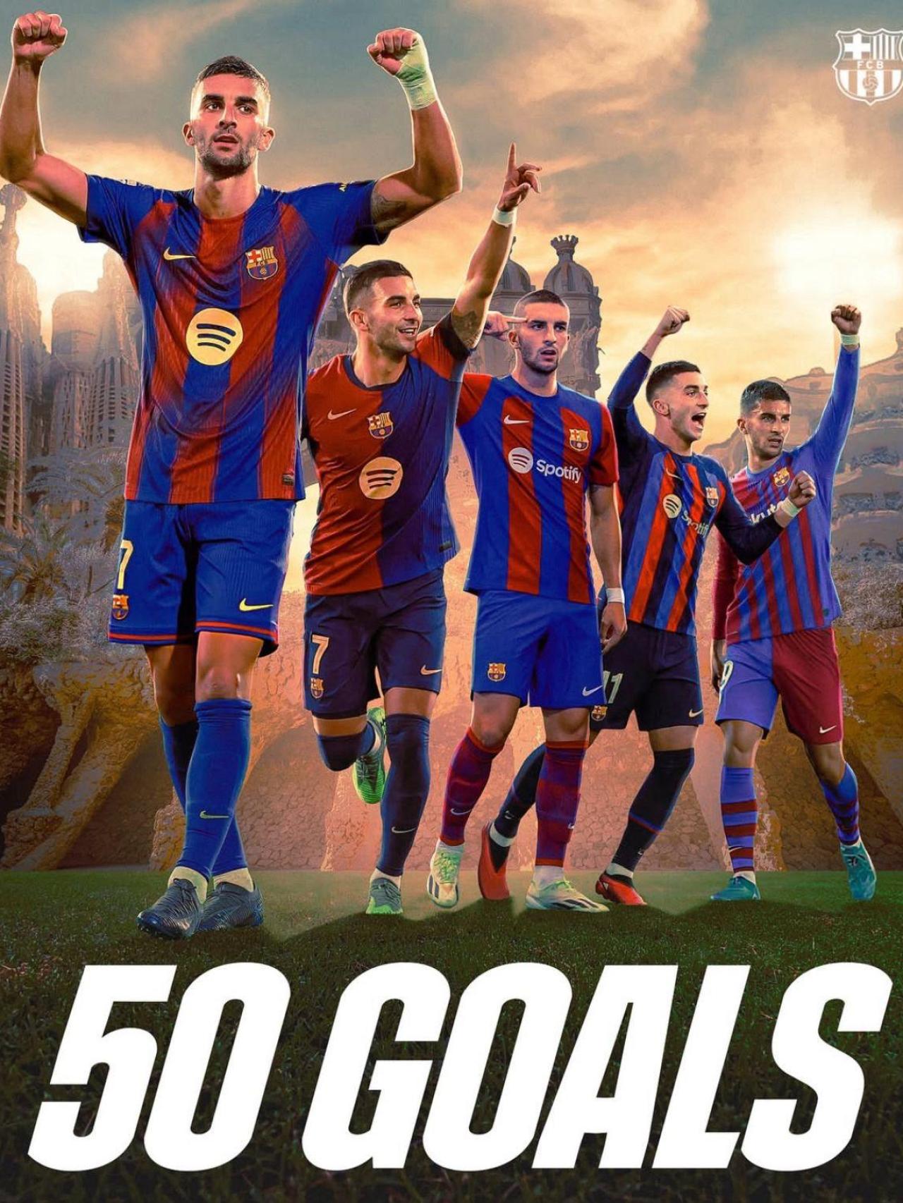 Ferran Torres aconsegueix 50 gols com a jugador del Barça