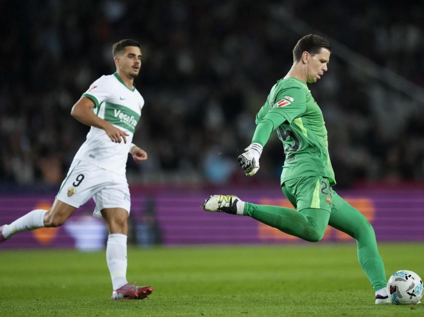 Wojciech Szczesny al Barça-Elx