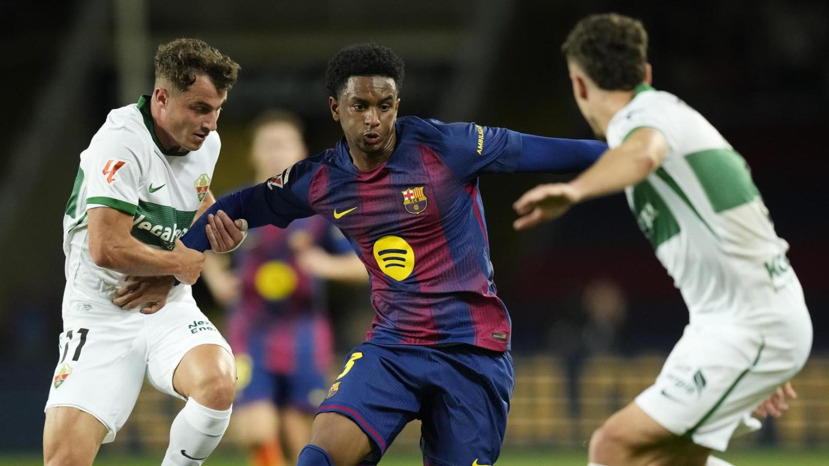 Alejandro Balde en el Barça-Elche