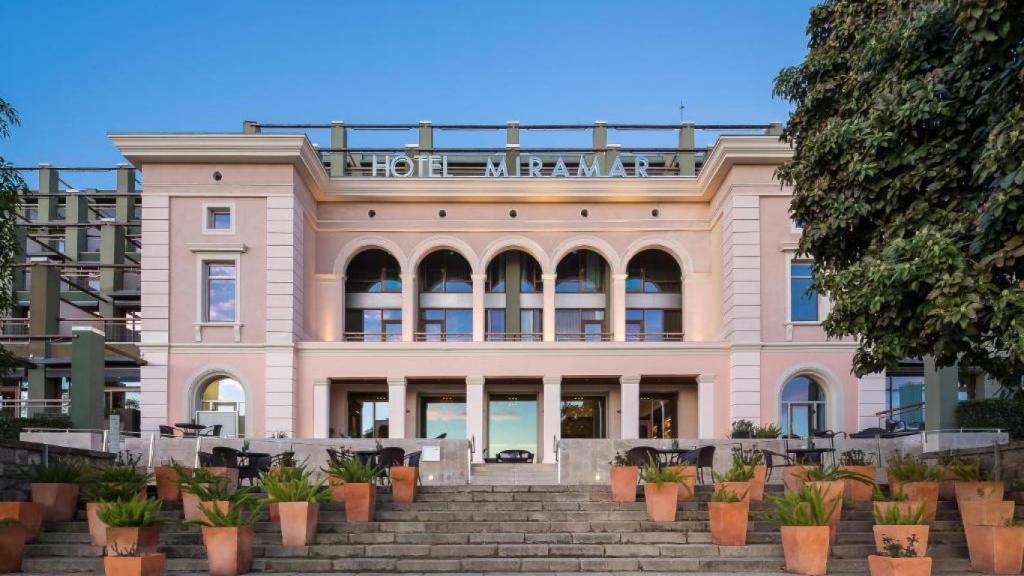 Fachada del hotel Miramar de Montjuïc