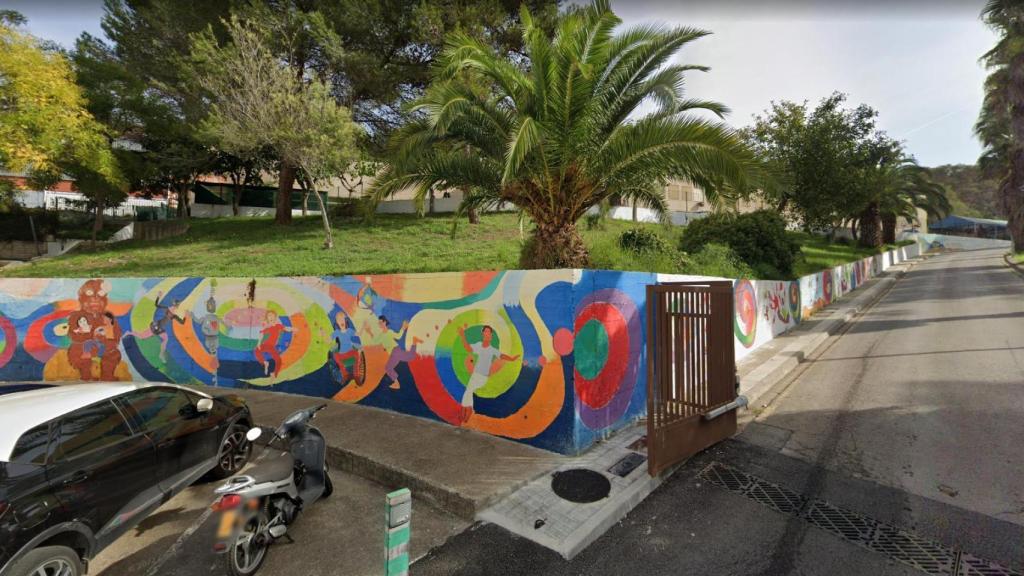 Entrada de la escuela Ventijol de Blanes