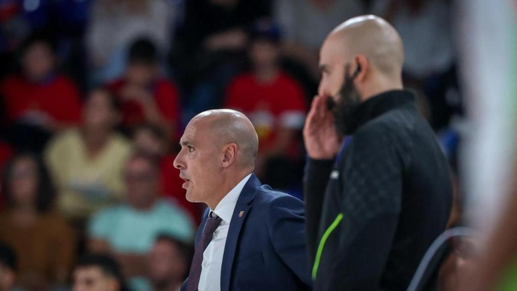 Javi Rodríguez, en un partit del Barça de futbol sala