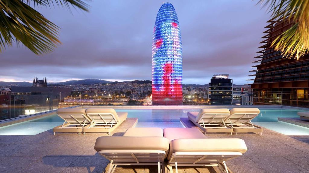 El 'rooftop' del hotel SB Glow, en el 22@ de Barcelona