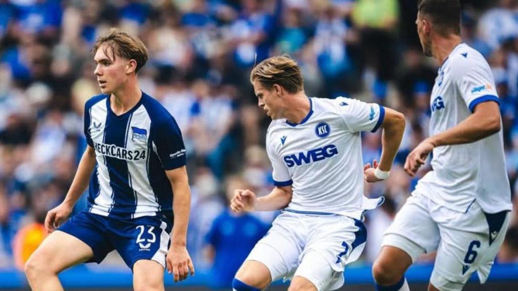 Kennet Eichhorn amb l'Hertha Berlín