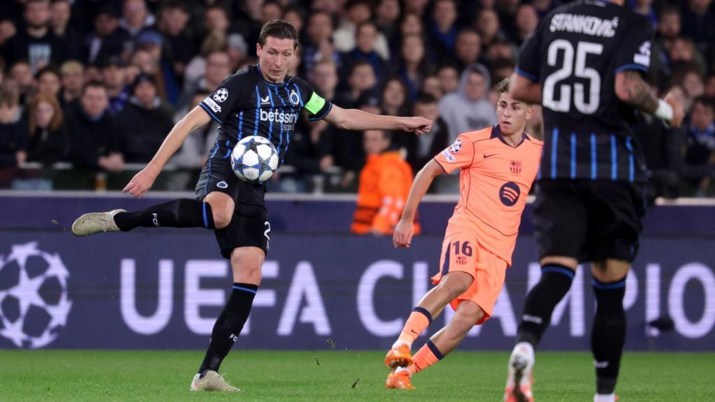 Vanaken remata a portería en el Brujas-Barça
