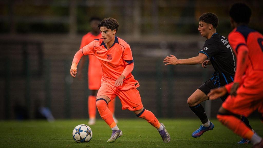 El Juvenil A del Barça pierde ante el Club Brujas en la Youth League
