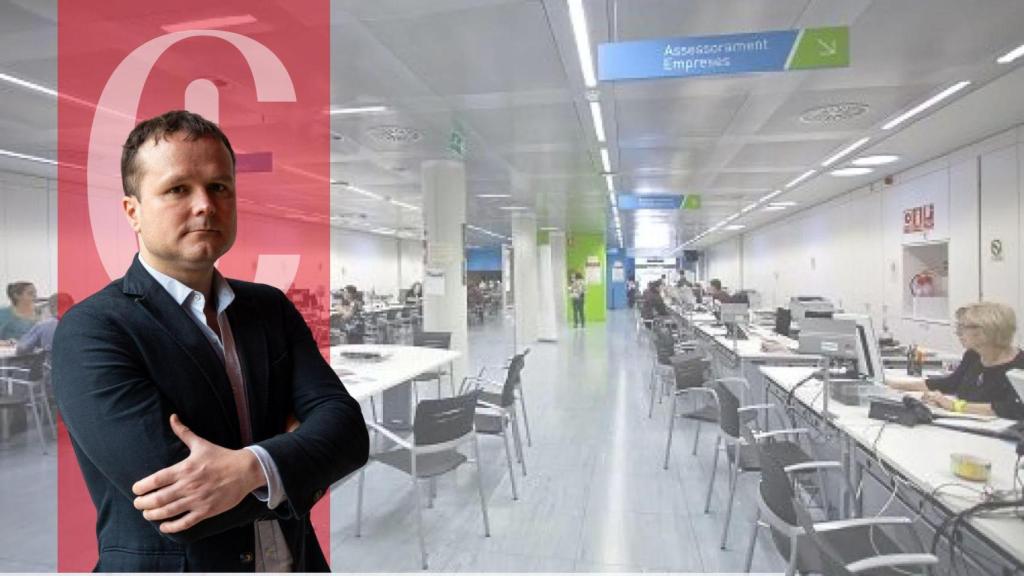 Una oficina del SOC, el Servicio de Ocupación de Cataluña Cedida