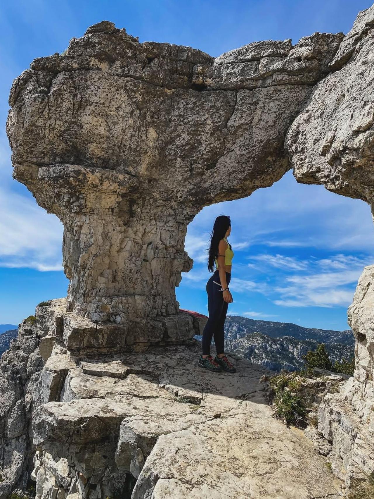 Una mujer en el Forat de l'Airosa