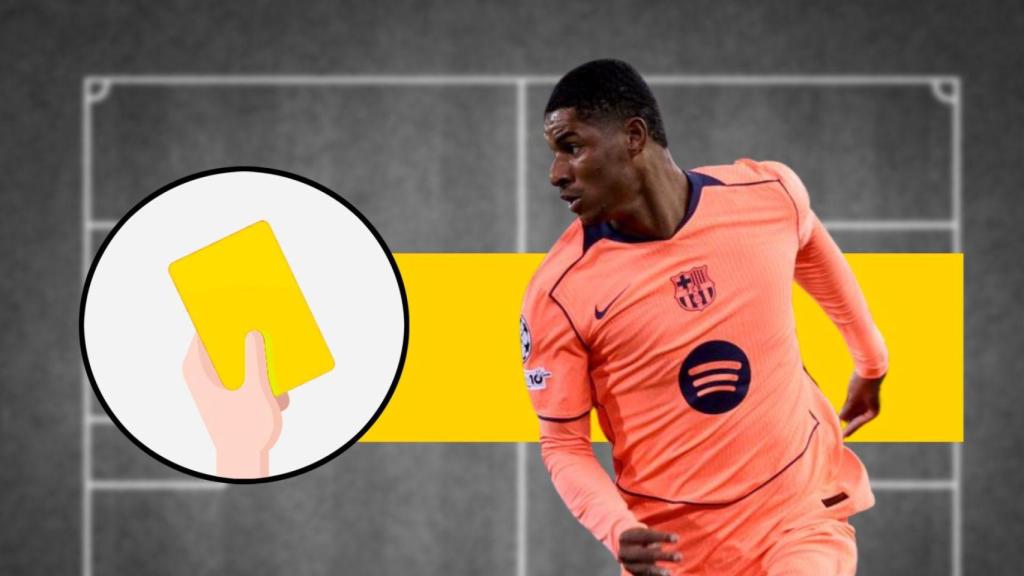 Tarjeta amarilla: Marcus Rashford