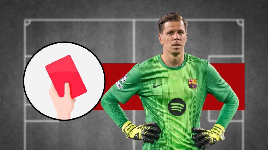 Tarjeta roja para Wojciech Szczesny en el Brujas-Barça