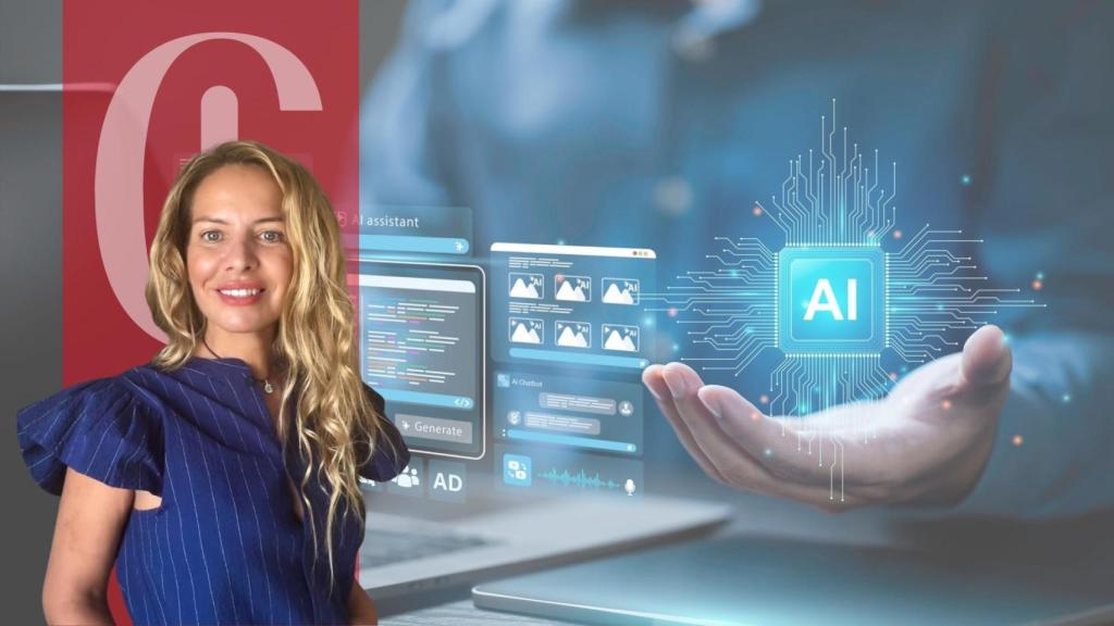 Representación del uso de la inteligencia artificial (IA)