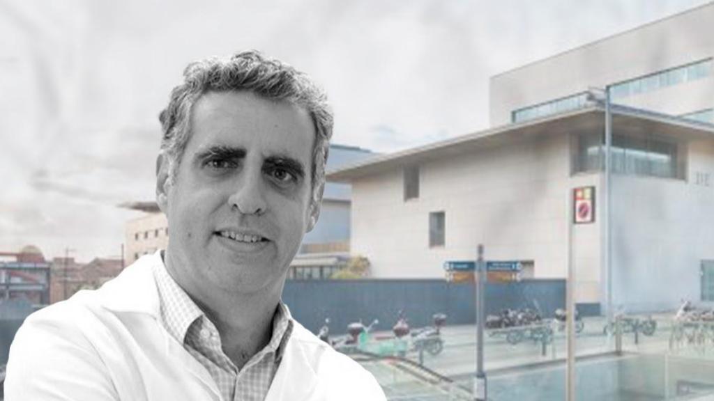 Manel Esteller, el Hospital de Sant Pau y el logo de Icrea