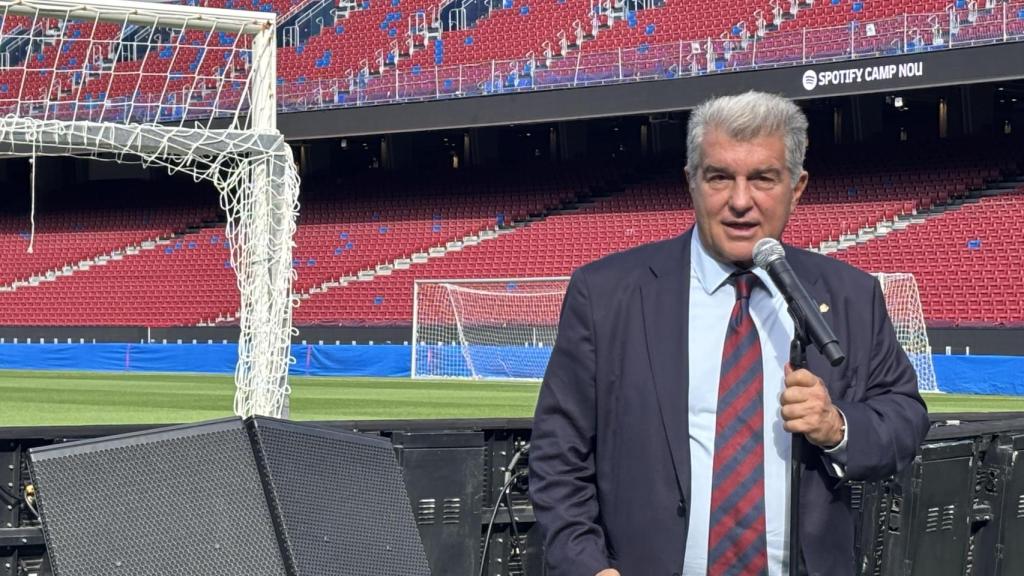 Joan Laporta al Spotify Camp Nou