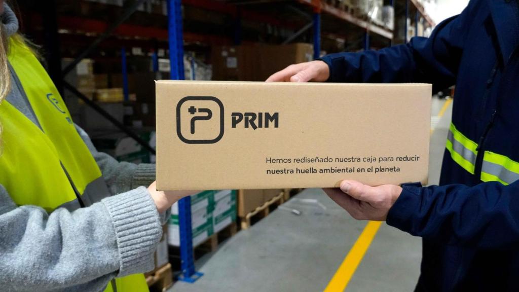 Embalatge d’un producte de Grupo Prim