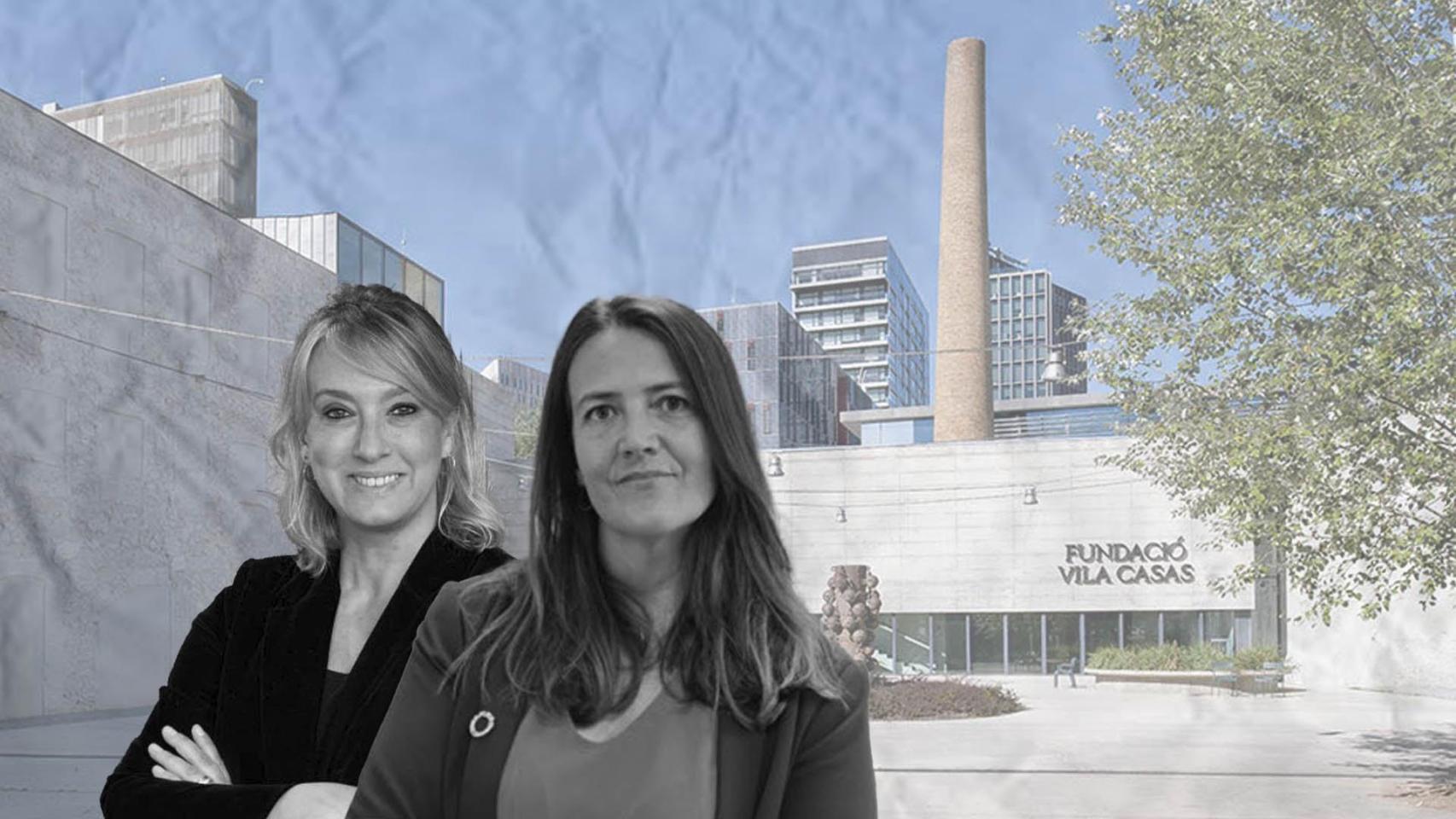 Montserrat Viladomiu, vicepresidenta de la FVC, Cristina Ribes, directora general, y Can Framis