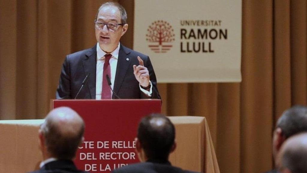 El catedrático y rector de la Universitat Ramon Llull, Josep Antoni Rom,