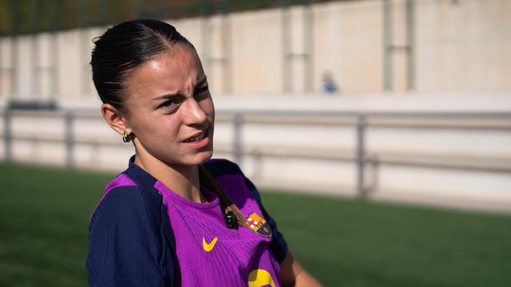 Clara Serrajordi, jugadora del Barça Femení, entrevistada per Culemanía a la Ciutat Esportiva Joan Gamper