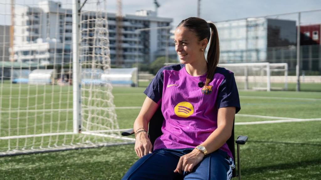Clara Serrajordi, en conversa amb Culemanía a la Ciutat Esportiva Joan Gamper