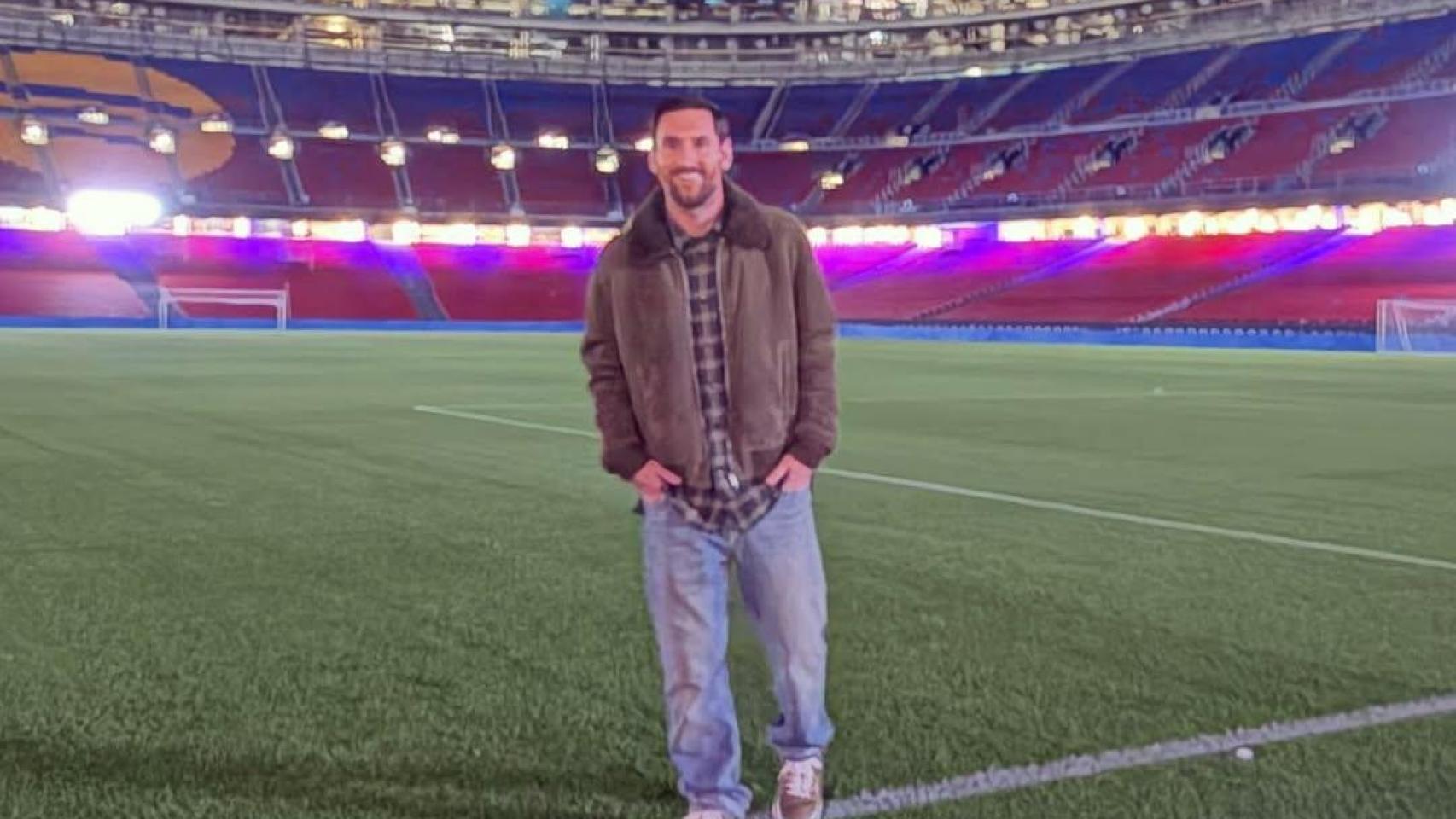 Leo Messi vuelve al Camp Nou y lo anuncia en Instagram (1)