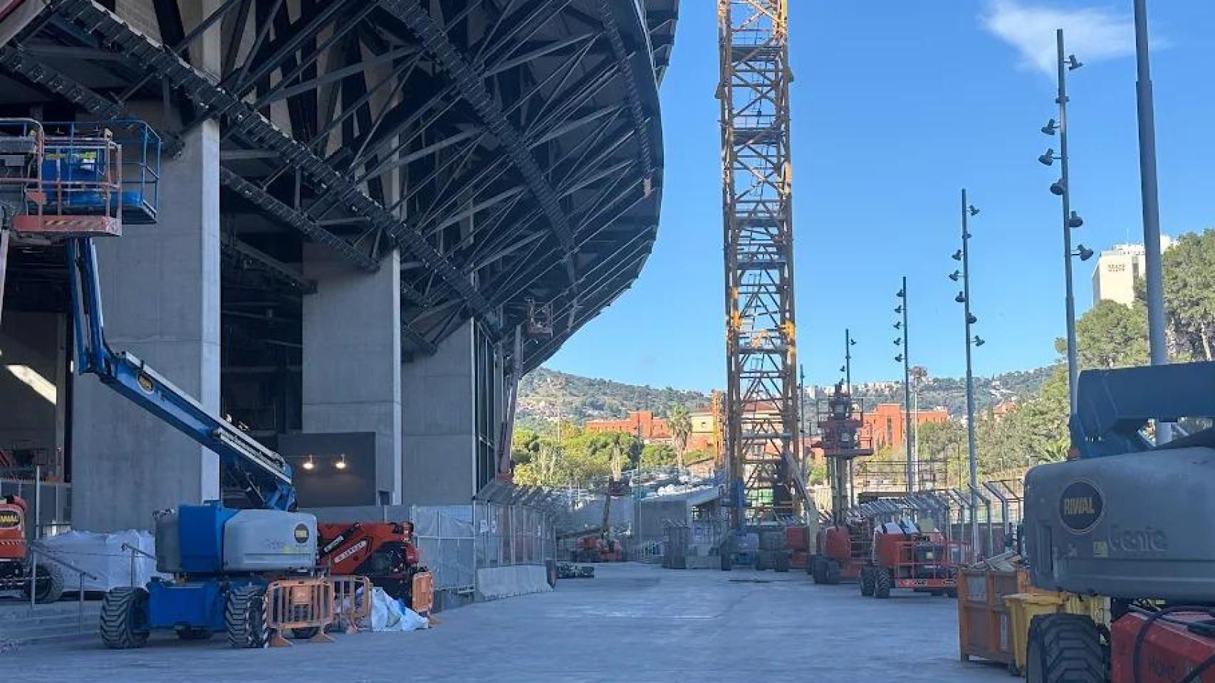 Las obras pendientes del lateral del Camp Nou: el Barça tiene trabajo por hacer para obtener la licencia 1B
