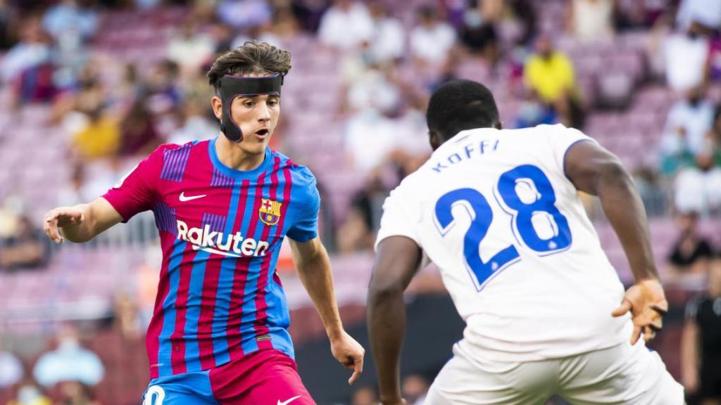 Gavi debuta con el primer equipo del Barça en 2021