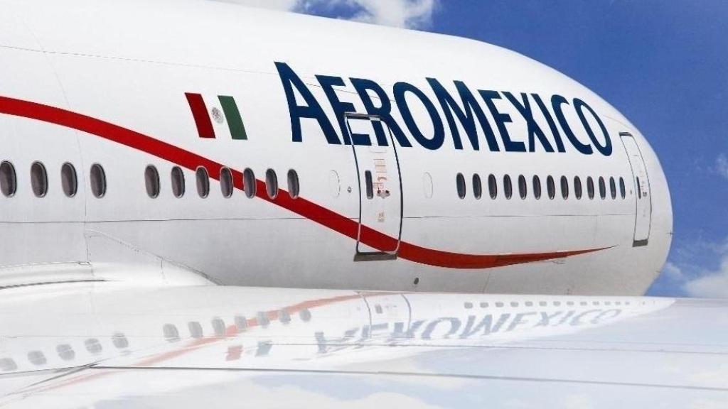 Avión de la aerolínea Aeroméxico - Europa Press- Cedida