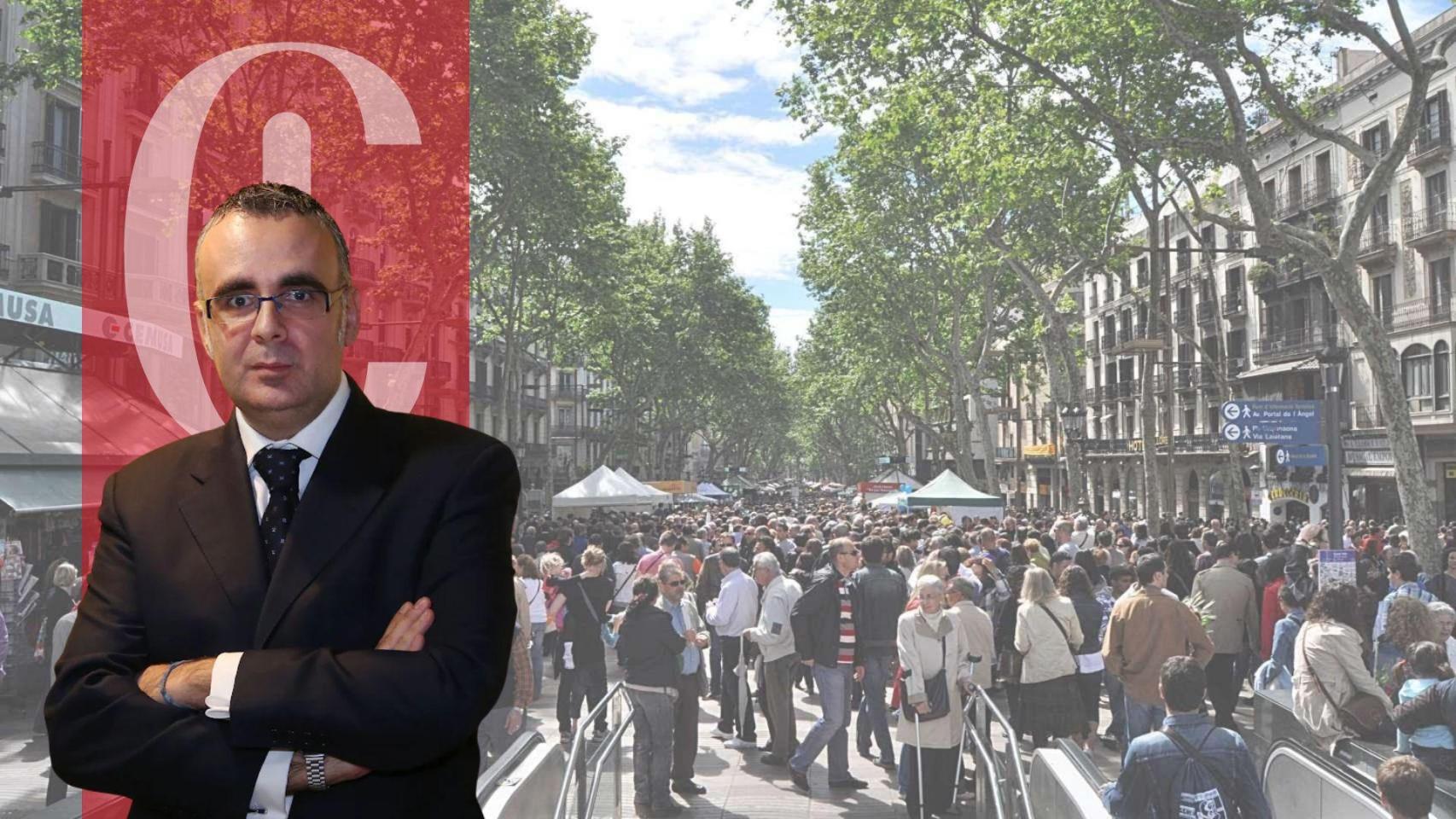 Juan Antonio Gallo y Las Ramblas de Barcelona