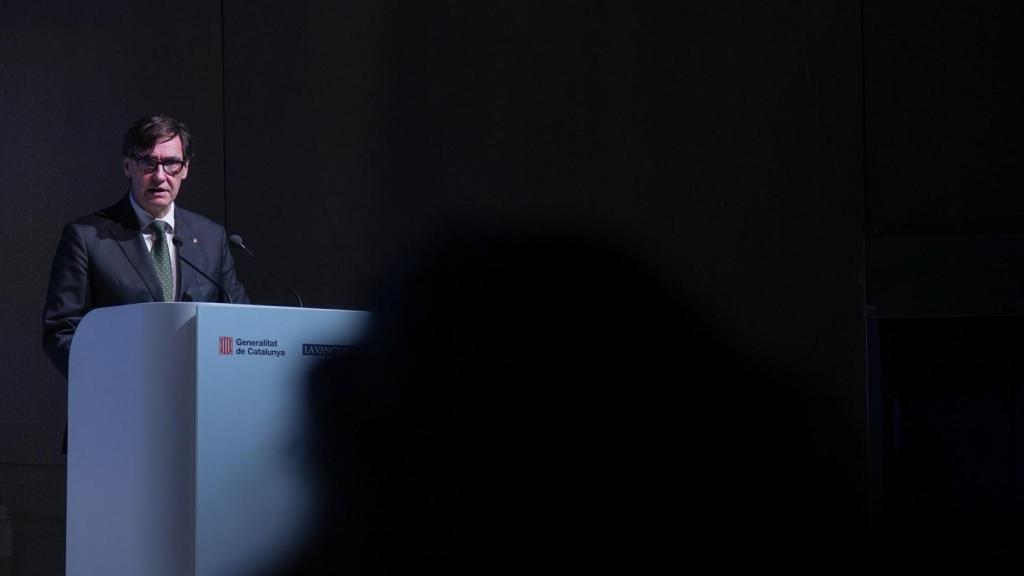 El presidente de la Generalitat, Salvador Illa, cierra la jornada 'Catalunya intel·ligent: IA per transformar el futur'