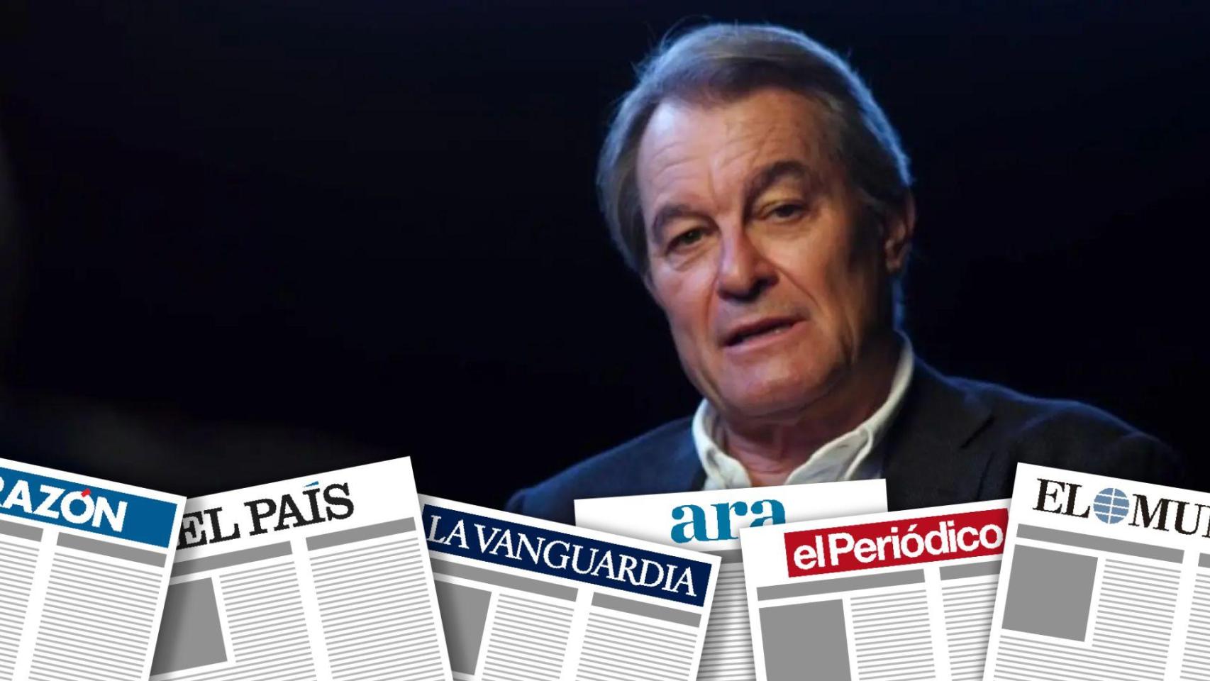 Artur Mas, entrevistado en el programa Col·lapse de TV3
