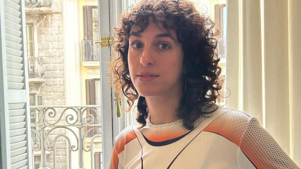 Júlia Nueno, en la sede de Galaxia Gutenberg