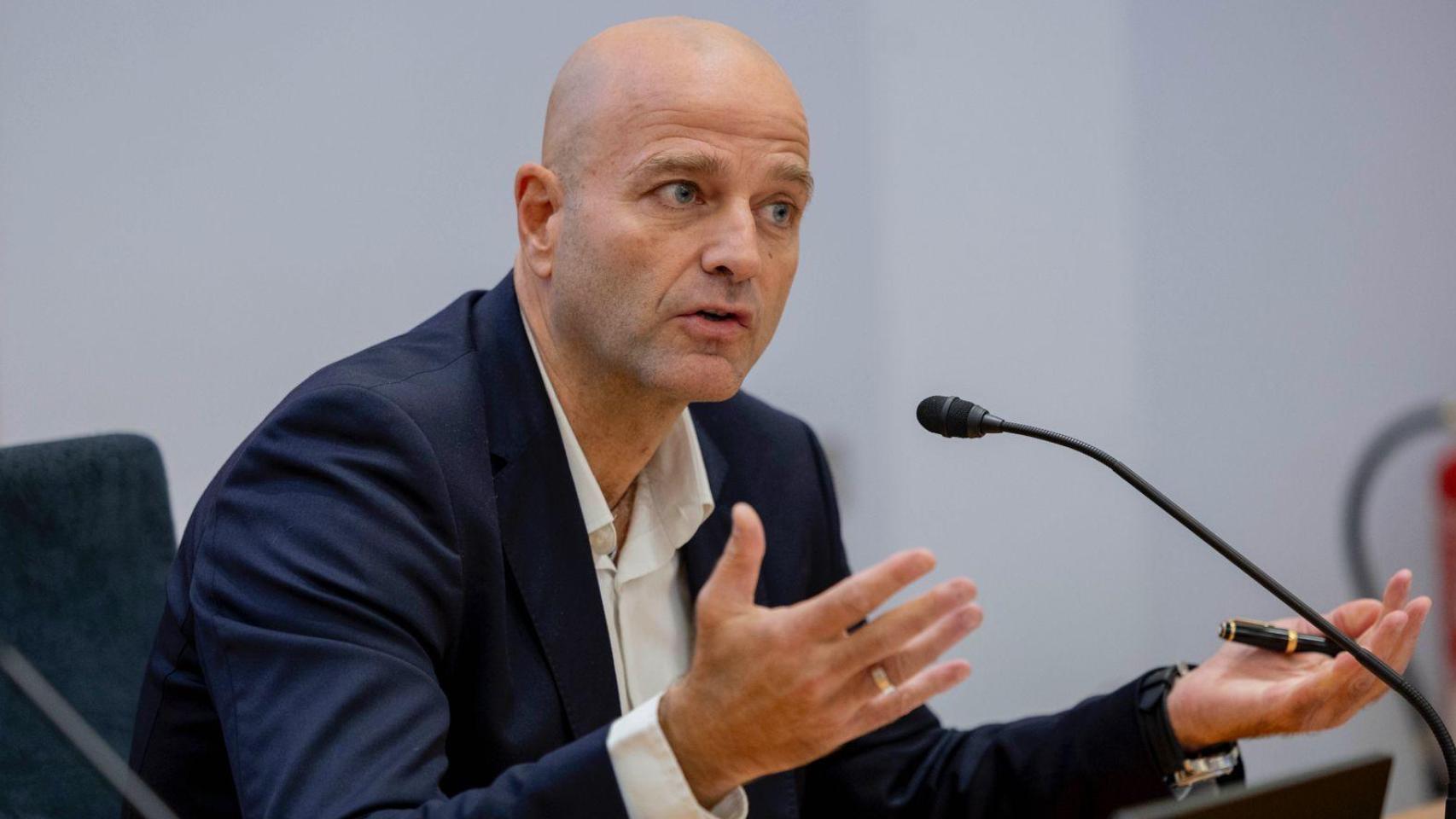 Xavier Vilajoana, presidente de Apce, durante una intervención